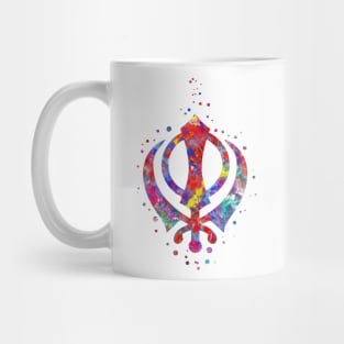 Khanda, Sikh symbol Mug